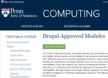 Drupal Approved Modules